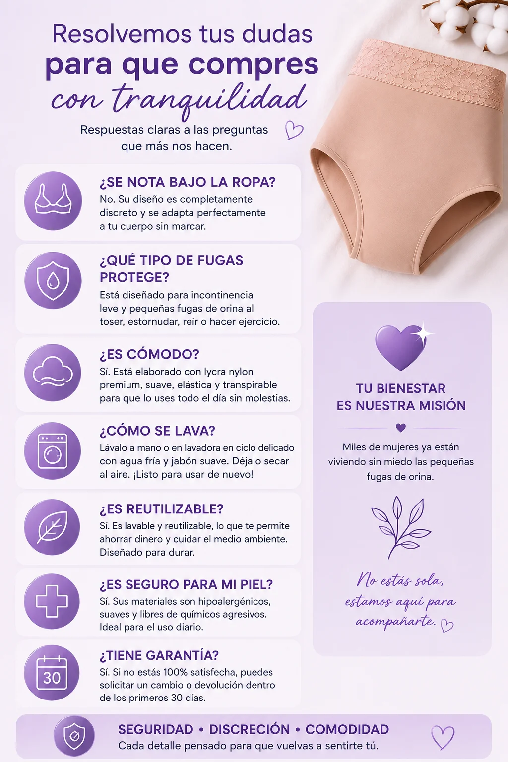 Resultados que inspiran confianza